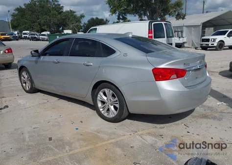 2015 Chevrolet Impala 1Lt из США, поврежденный, VIN 2G1115SL0F9281228